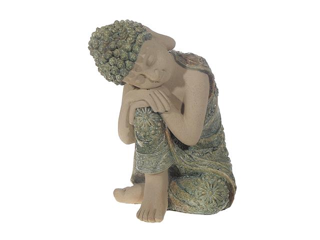 FIGURINE DE BOUDDHA AU REPOS POUR JARDIN EXTÉRIEUR