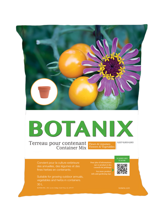 TERREAU POUR FLEURS ET LÉGUMES EN CONTENANT BOTANIX