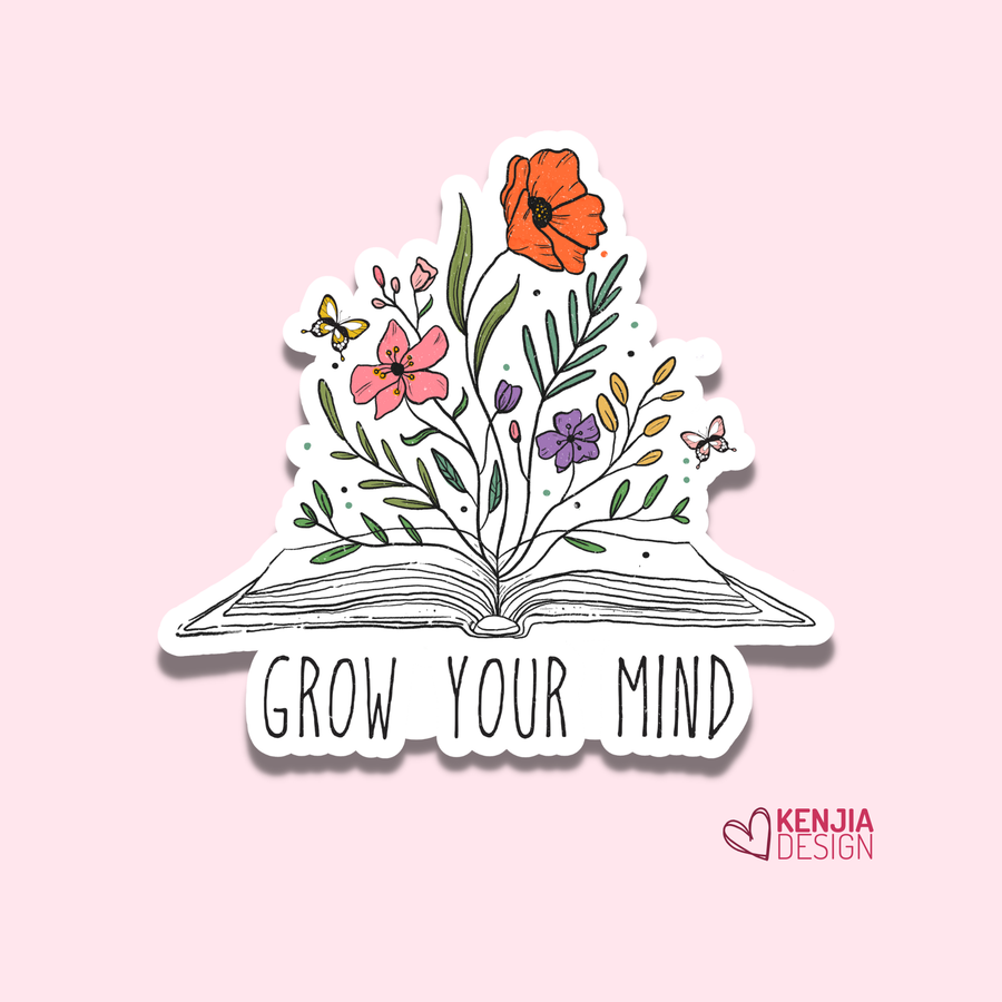 STICKER - GROW YOUR MIND