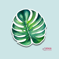 AUTOCOLLANT - MONSTERA
