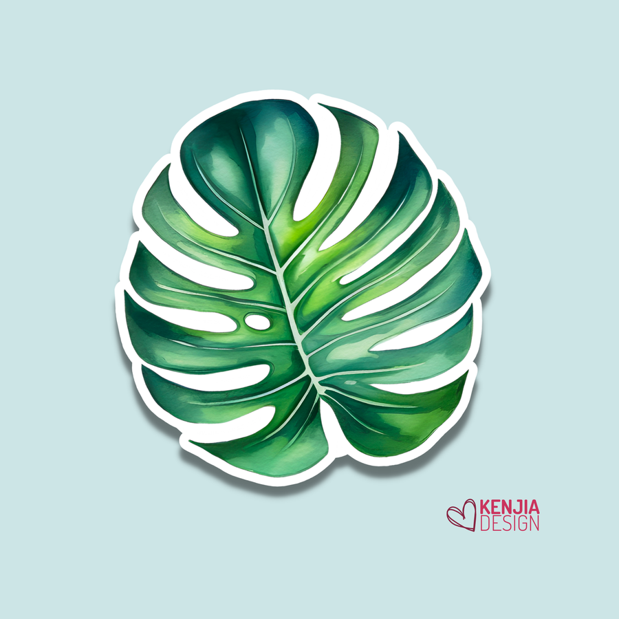 AUTOCOLLANT - MONSTERA