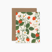 "Happy Birthday" Strawberries | Greeting card