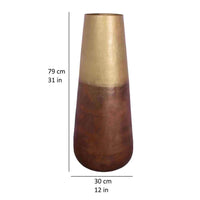 VASE EN LAITON SUR PIED ARTIPLANTO DÉCORATION INTÉRIEURE ARTISANALE EXCEPTIONNEL