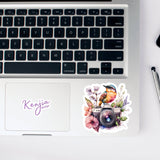 AUTOCOLLANT - APPAREIL PHOTO FLORAL