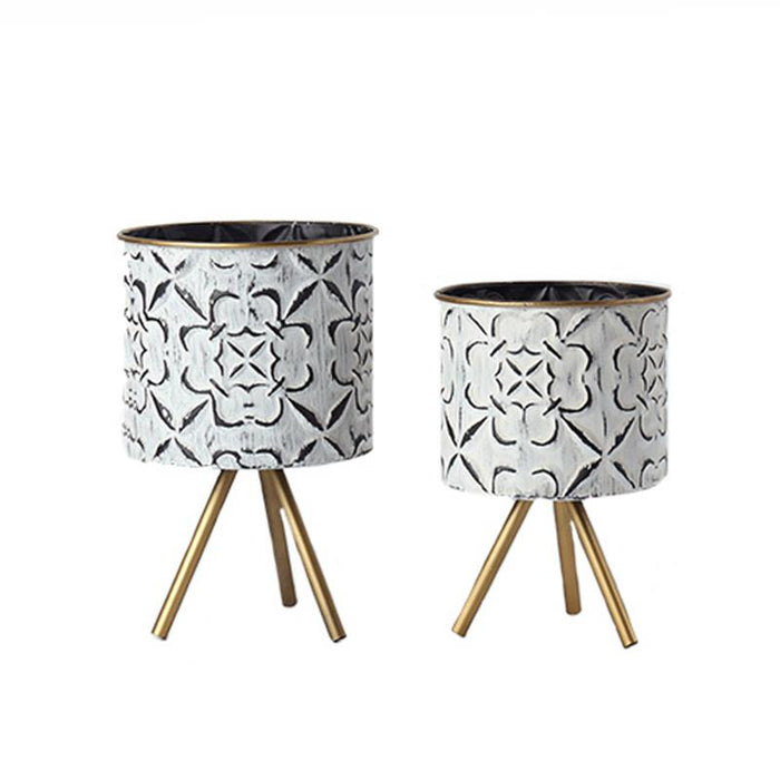 CACHE POT SUR PIED