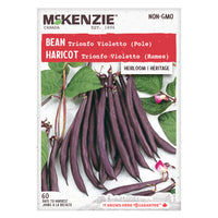 SEMENCES DE LEGUMES: HARICOT - POLE TRIONFO VIOLETTA
