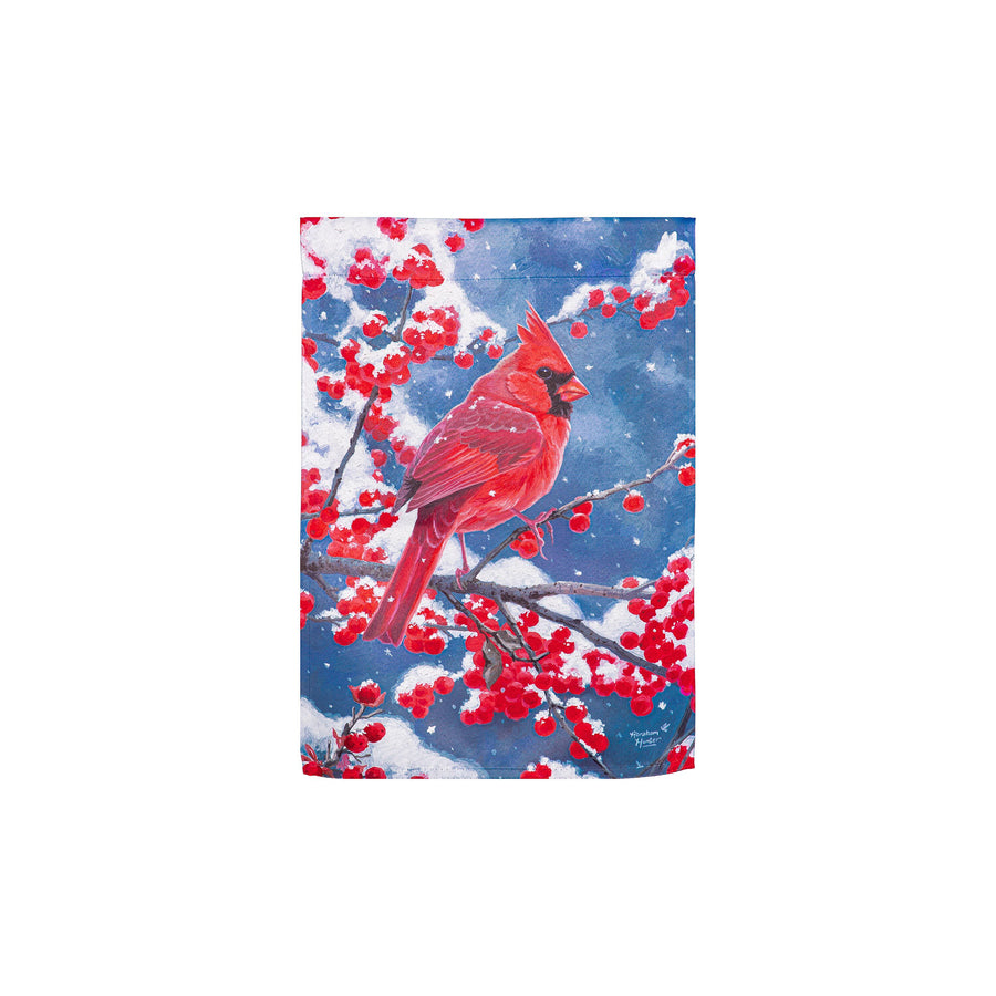DRAPEAU DÉCORATIF - CARDINAL ROUGE