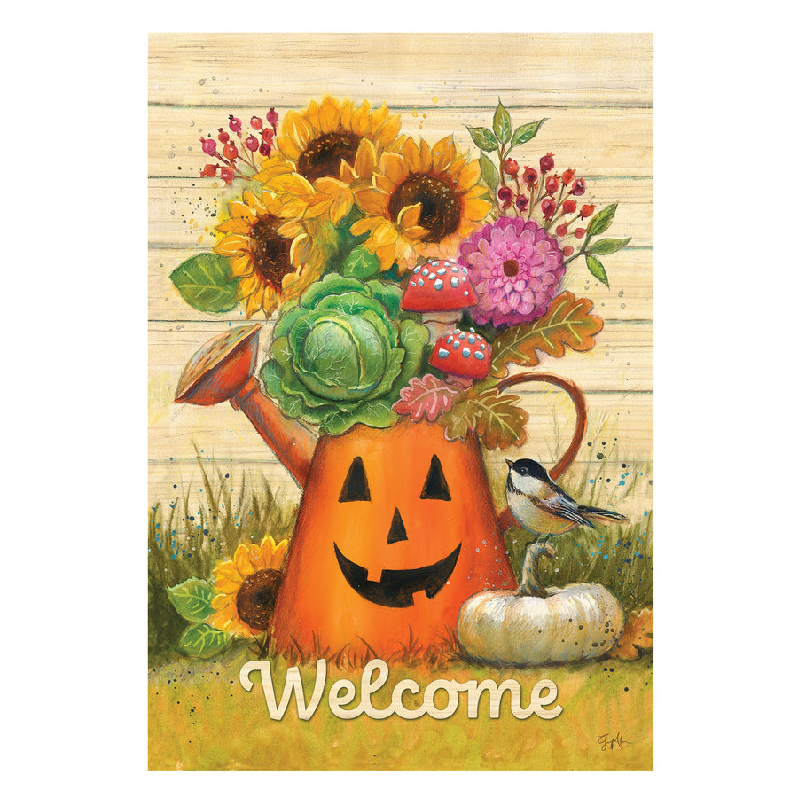 DRAPEAU DÉCORATIF - ARROSOIR D'HALLOWEEN