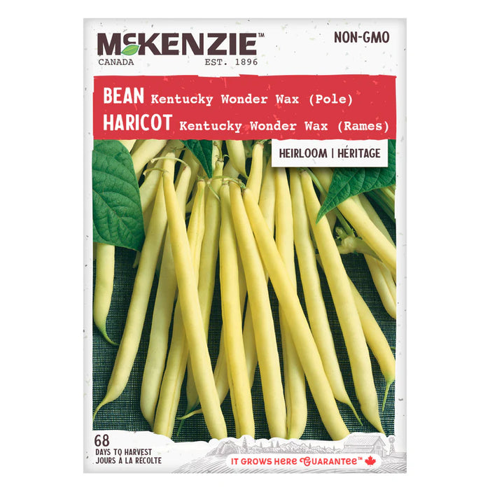 SEMENCES DE LEGUMES: HARICOT - KENTUCKY WONDER WAX (RAMES)