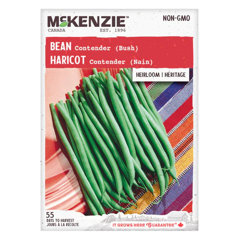 VEGETABLE SEEDS: BEAN - CONTENDER (DWARF)