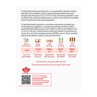 SEMENCES DE LEGUMES: HARICOT - GOLD RUSH (NAIN)