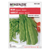 SEMENCES DE LEGUMES: HARICOT - ROMANO (NAIN)