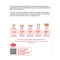SEMENCES DE LEGUMES BIO: LAITUE - ICEBERG