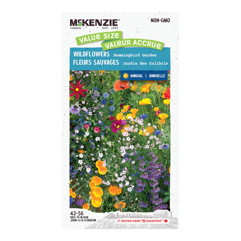 FLOWER SEEDS: WILD FLOWERS - HUMMINGBIRD GARDEN