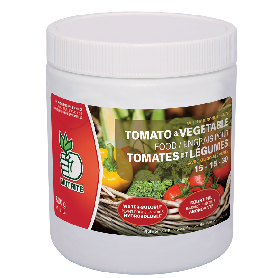 ENGRAIS HYDROSOLUBLE - TOMATES ET LÉGUMES 15-15-30