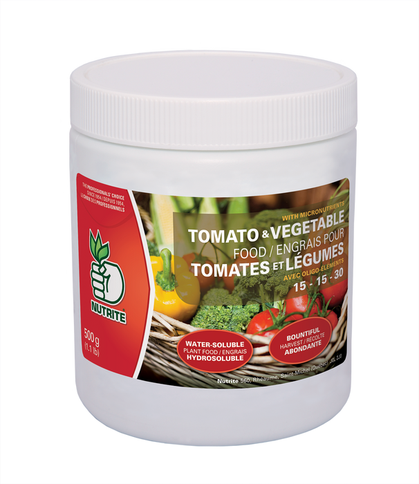 ENGRAIS HYDROSOLUBLE - TOMATES ET LÉGUMES 15-15-30