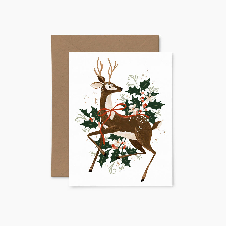 Christmas Reindeer | Greeting Card