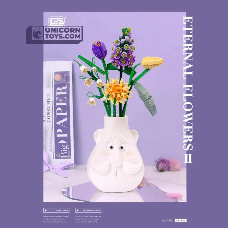 BLOCK LOZ - BOUQUET DE VIOLETTES