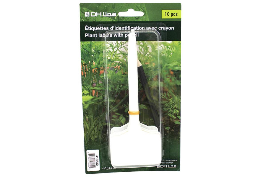 SQUARE IDENTIFICATION TAGS WITH PENCIL 10 PCS