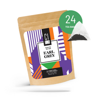EARL GREY BLACK TEA PYRAMID TEA BAGS