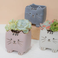 CACHE-POT- CHAT DE DESSIN ANIMÉ