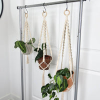 SUPPORT POUR PLANTES EN MACRAMÉ | JARDINIÈRE SUSPENDU D'INTÉRIEUR
