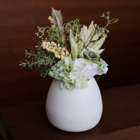 BOUQUET ARTIFICIEL FLEURS D'HIVER DECORATION MAISON CAMPAGNE RUSTIQUE CHALEUREUX