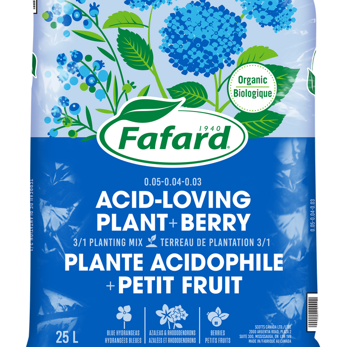 TERREAU PLANTE ACIDOPHILE ET PETIT FRUIT