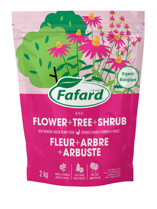 ENGRAIS NATUREL FLEUR, ARBRE ET ARBUSTE 6-3-6