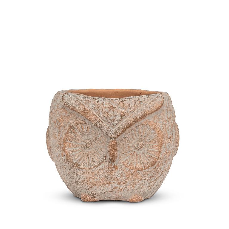 OWL-SHAPED SMALL FLOWER POT