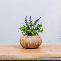 POT EN FORME DE CITROUILLE