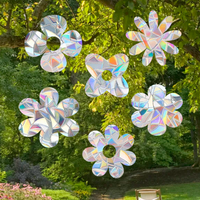 CAPTEURS DE SOLEIL EN FORME DE FLEUR RÉTRO