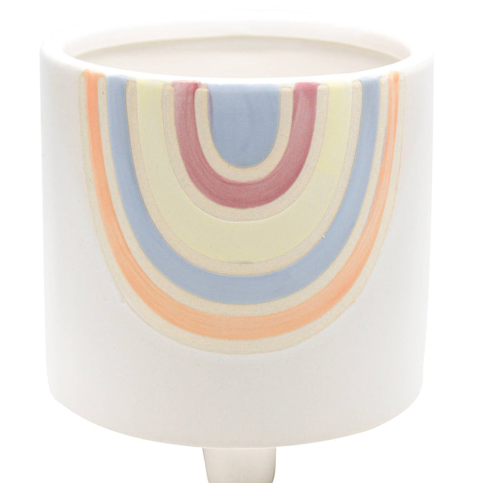 CACHE-POT - ROND ARC-EN-CIEL
