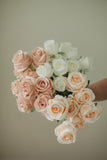 BOUQUET DE 9 ROSES ARTIFICIELLES