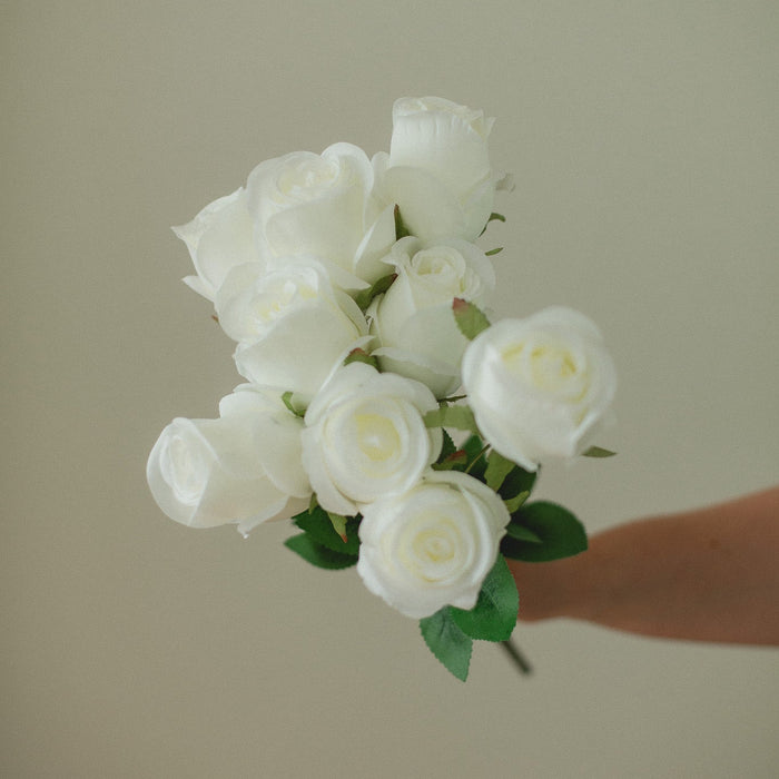 BOUQUET DE 9 ROSES ARTIFICIELLES