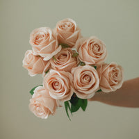 BOUQUET DE 9 ROSES ARTIFICIELLES