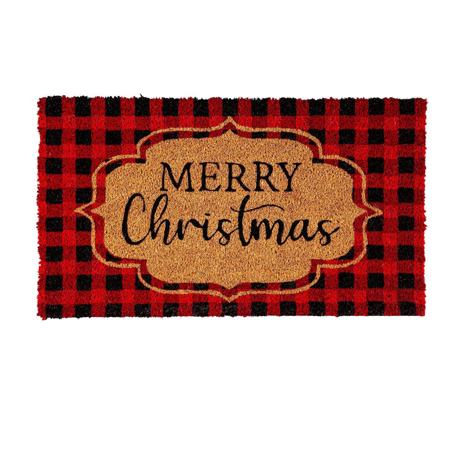 TAPIS D'ENTRÉE DE NOËL CARROTTÉE