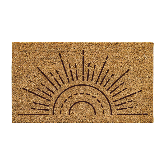 TAPIS EN FIBRE DE COCO - RAYON DE SOLEIL