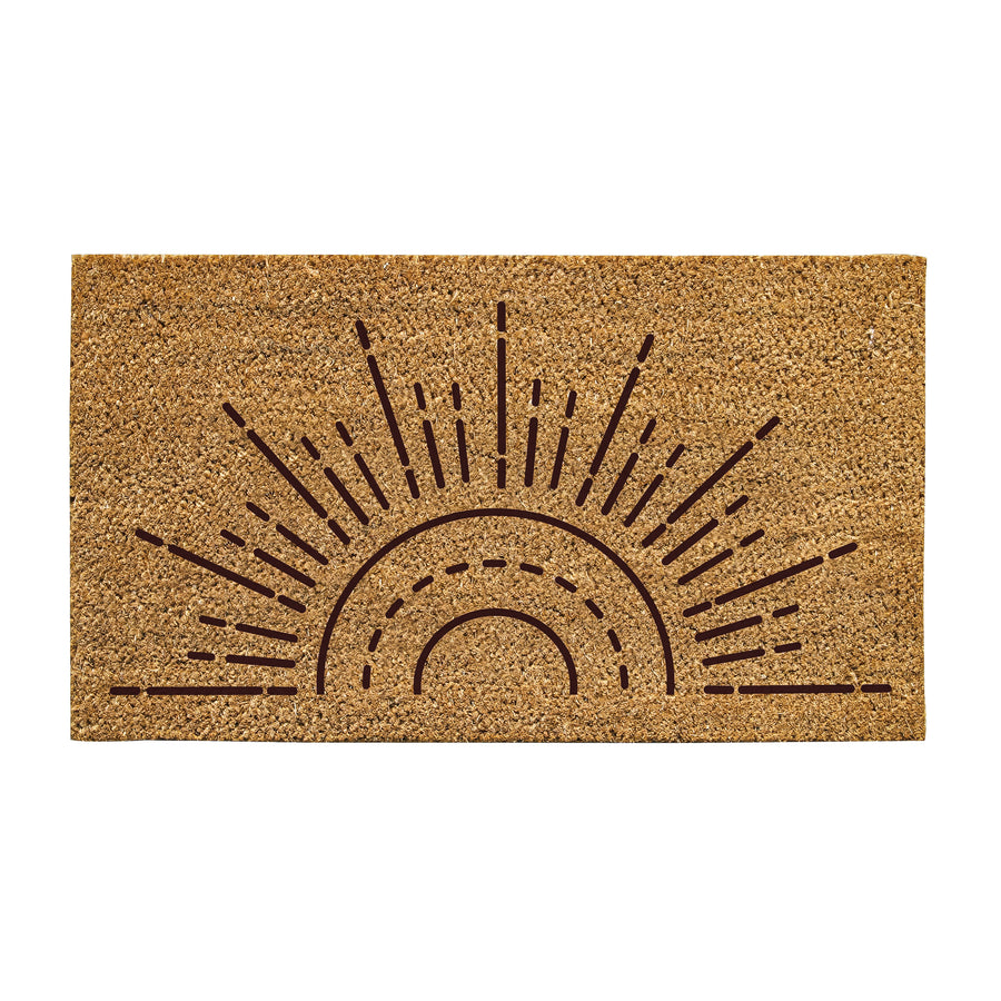 TAPIS EN FIBRE DE COCO - RAYON DE SOLEIL