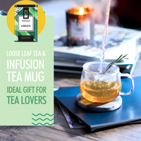 THÉ VERT PREMIUM AVEC TASSE INFUSION CADEAU SERENITE