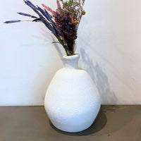 VASE BULLE EN CIMENT BIOLOGIQUE DECORATIONETMULTIFONCTIONNELLETECHNOLOGIQUELUMINEUSE