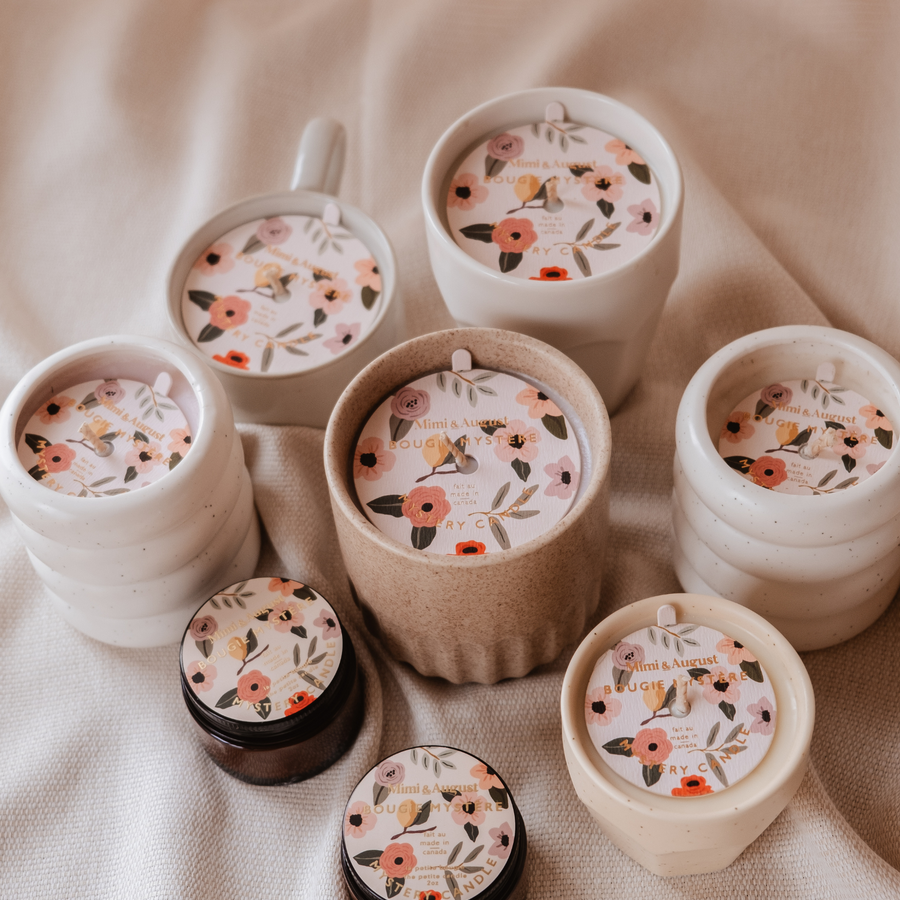 BOUGIE MYSTERE MIMI AROMES ENCHANTES POUR LA MAISON ECOLO