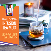 CADEAU THÉ ERL GREY PREMIUM AVEC TASSE INFUSEUR AMATEURS