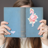AUTOCOLLANT - FLAMANT ROSE