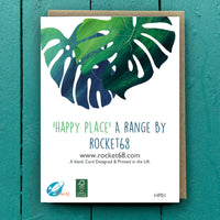 CARTE D`ANNIVERSAIRE - PLANTES D`INTERIEUR