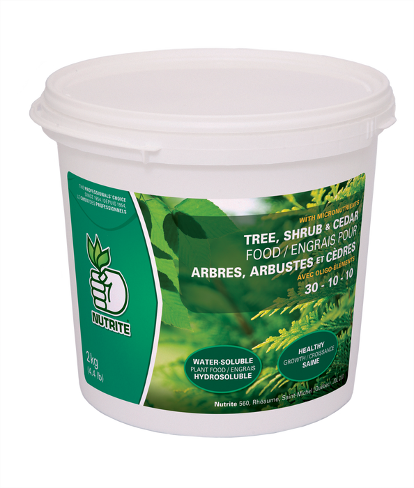ENGRAIS HYDROSOLUBLE ARBRES, ARBUSTES ET CÈDRES 30-10-10