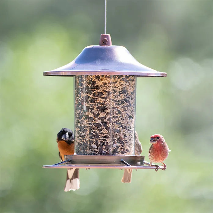 COPPER BIRD FEEDER