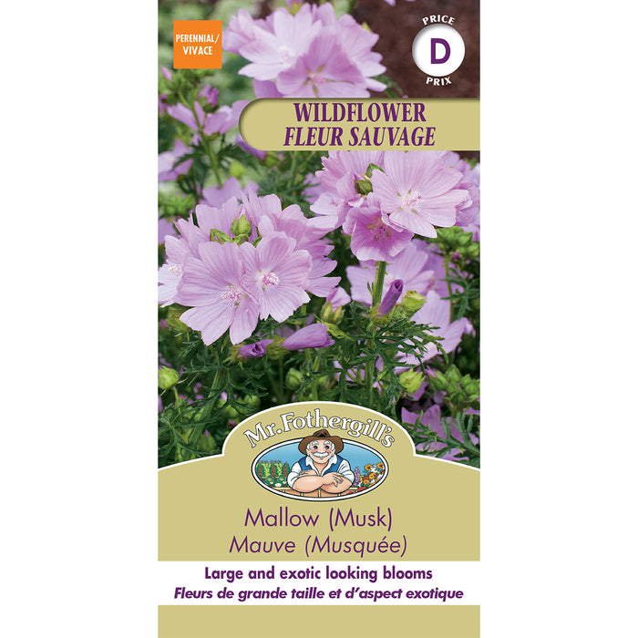 SEMENCES DE FLEURS: MAUVE (MUSQUÉE) - FLEURS SAUVAGE