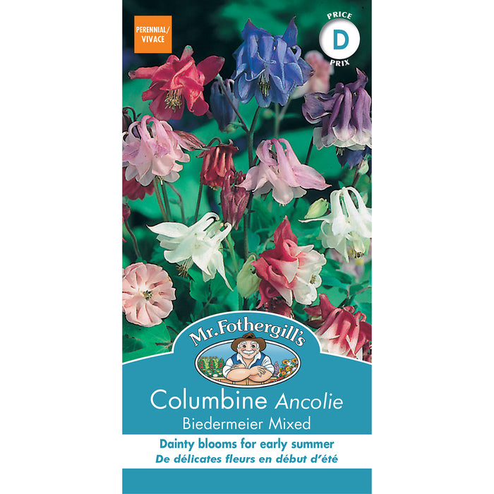 SEMENCES DE FLEURS: ANCOLIE - BIEDERMEIER MIXED