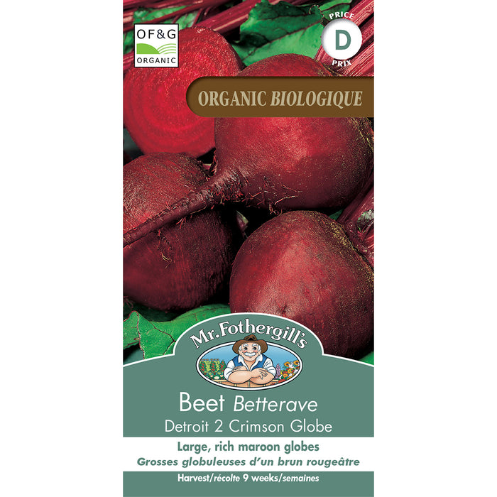 SEMENCES DE LEGUMES BIO: BETTERAVE - DETROIT